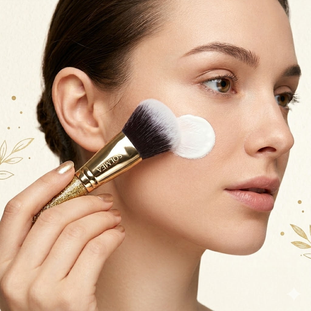 Pennello Viso 2-in-1 – Professional Duo Brush