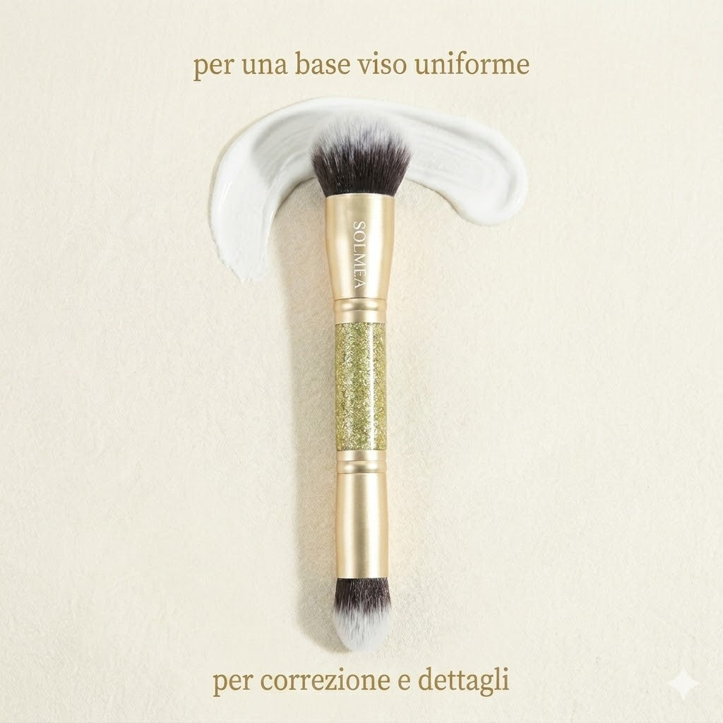 Pennello Viso 2-in-1 – Professional Duo Brush
