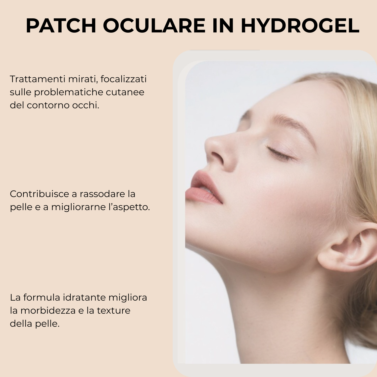 Patch Occhi in Idrogel al Collagene e Peptidi