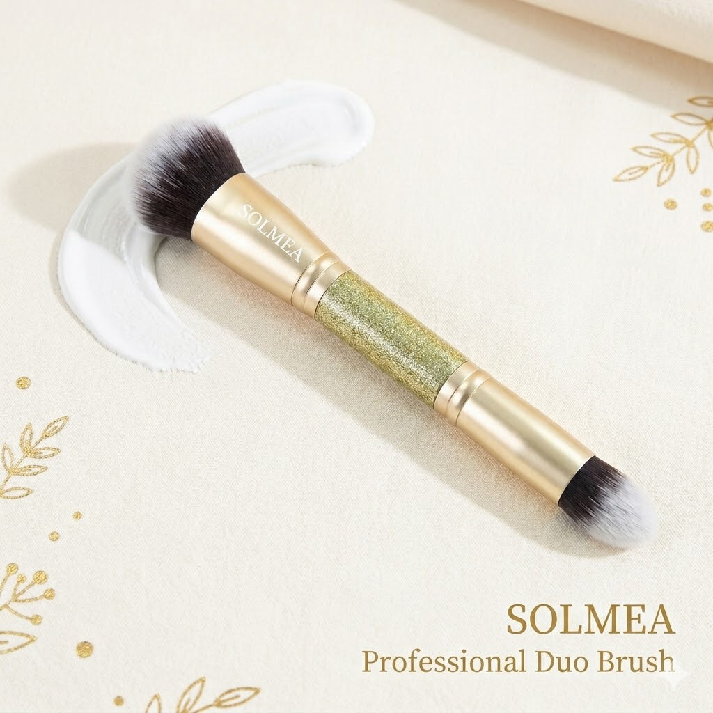 Pennello Viso 2-in-1 – Professional Duo Brush